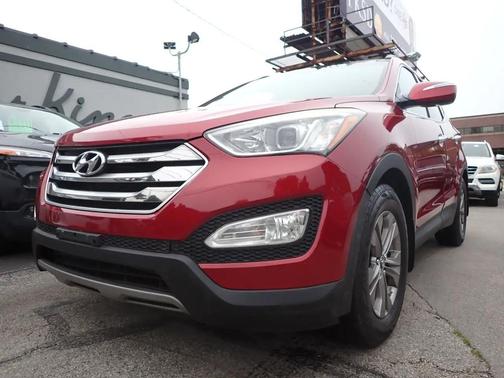 Burgundy 2015 Hyundai Santa Fe Sport 2.4L