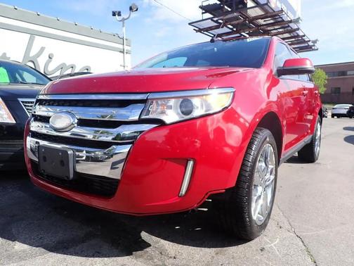 Red 2012 Ford Edge SEL