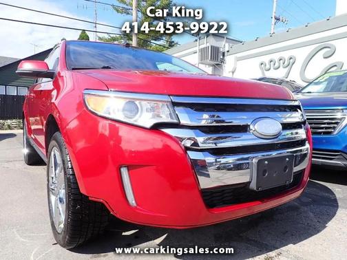 Red 2012 Ford Edge SEL