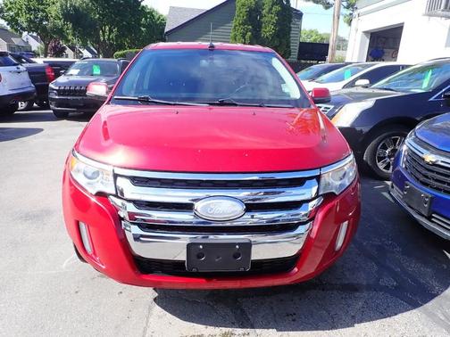 Red 2012 Ford Edge SEL