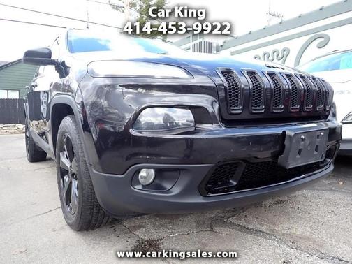 Black 2015 Jeep Cherokee Latitude
