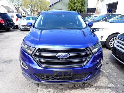 Blue 2015 Ford Edge Sport