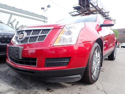 Red 2010 Cadillac SRX Luxury Collection