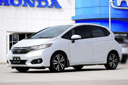 Platinum White 2019 Honda Fit EX