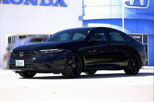 Crystal Black Pearl 2026 Honda Accord Hybrid Sport-L