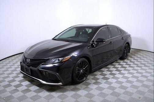 Midnight Black Metallic 2023 Toyota Camry XSE