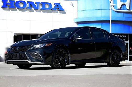 Midnight Black Metallic 2023 Toyota Camry XSE