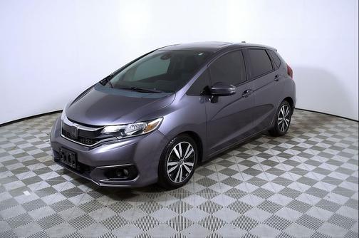Modern Steel Metallic 2018 Honda Fit EX-L
