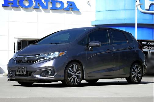 Modern Steel Metallic 2018 Honda Fit EX-L