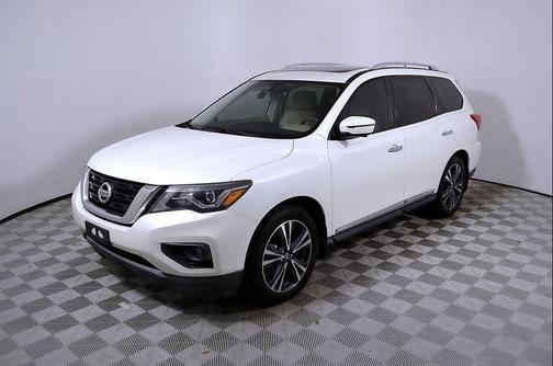 Pearl White 2018 Nissan Pathfinder Platinum