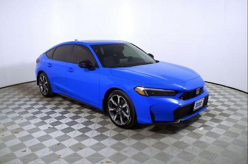 Boost Blue Pearl 2026 Honda Civic Hybrid Sport Touring