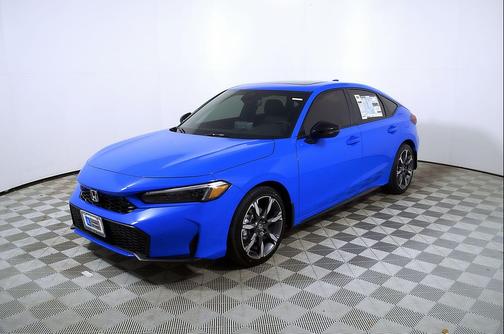 Boost Blue Pearl 2026 Honda Civic Hybrid Sport Touring