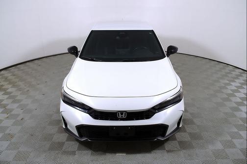 Platinum White Pearl 2025 Honda Civic Sport