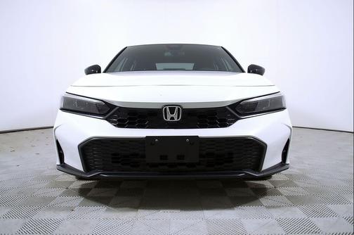 Platinum White Pearl 2025 Honda Civic Sport