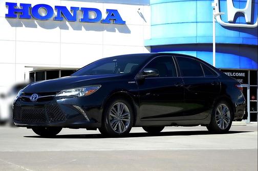 Cosmic Gray Mica 2015 Toyota Camry Hybrid SE