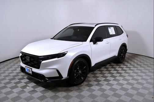 Platinum White Pearl 2026 Honda CR-V Hybrid Sport-L FWD
