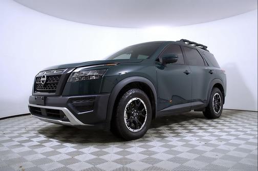Obsidian Green Pearl 2024 Nissan Pathfinder Rock Creek 4WD