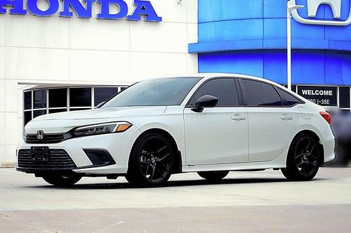 Platinum White Pearl 2023 Honda Civic Sport
