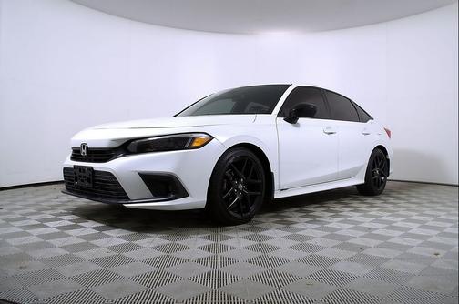 Platinum White Pearl 2023 Honda Civic Sport