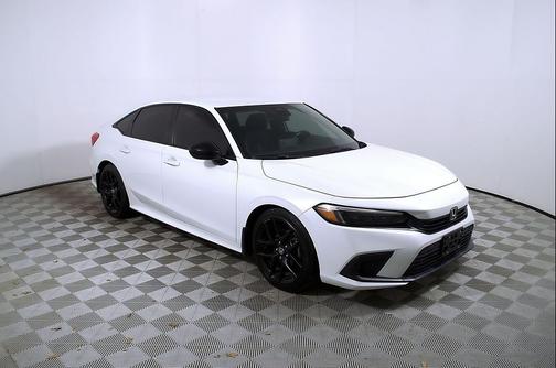 Platinum White Pearl 2023 Honda Civic Sport