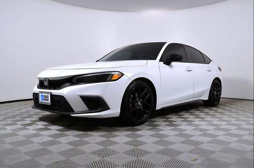 Platinum White Pearl 2022 Honda Civic Sport