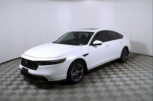 Platinum White Pearl 2025 Honda Accord Hybrid EX-L