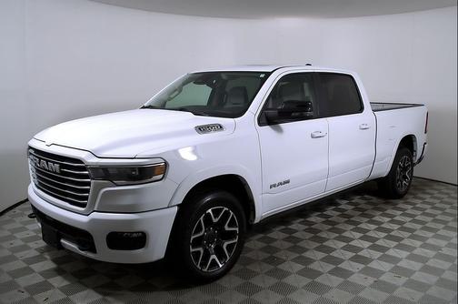 Bright White Clearcoat 2025 RAM 1500 Laramie