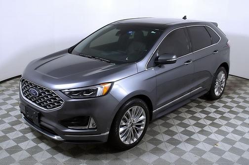 Carbonized Gray Metallic 2021 Ford Edge Titanium