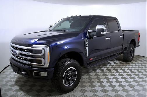 Antimatter Blue Metallic 2023 Ford F-350 Platinum
