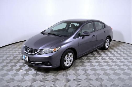 Modern Steel Metallic 2014 Honda Civic LX