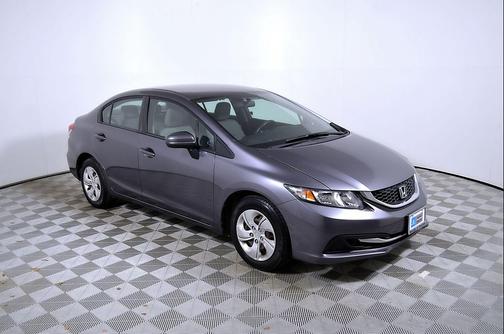 Modern Steel Metallic 2014 Honda Civic LX