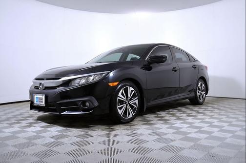 Black 2017 Honda Civic EX-T