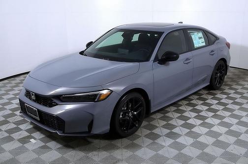 Gray 2026 Honda Civic Hybrid Sport