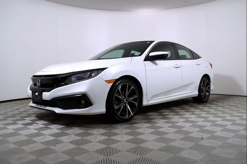 Modern Steel Metallic 2019 Honda Civic Sport