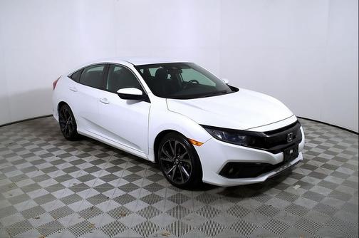 Modern Steel Metallic 2019 Honda Civic Sport
