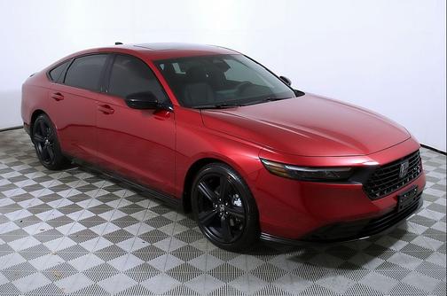 Radiant Red 2026 Honda Accord Hybrid Sport-L