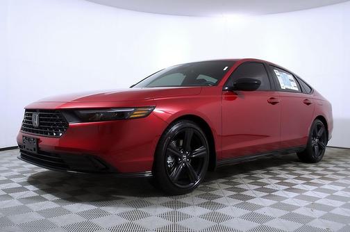 Radiant Red 2026 Honda Accord Hybrid Sport-L