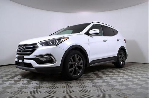 Pearl White 2018 Hyundai Santa Fe Sport 2.0L Turbo Ultimate