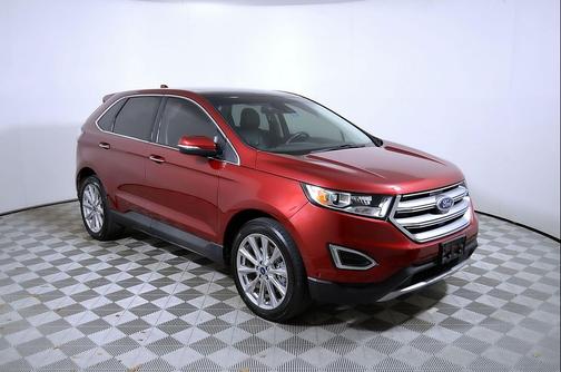 Ruby Red Metallic 2018 Ford Edge Titanium