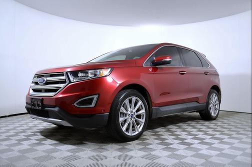 Ruby Red Metallic 2018 Ford Edge Titanium