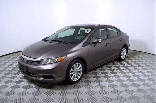 Silver 2012 Honda Civic EX-L