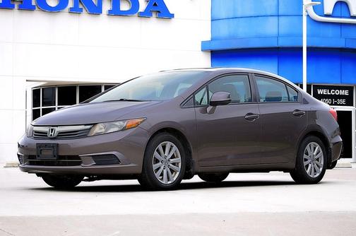 Silver 2012 Honda Civic EX-L