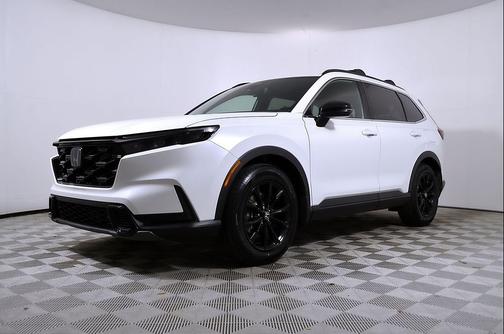 Platinum White 2024 Honda CR-V Hybrid Sport FWD