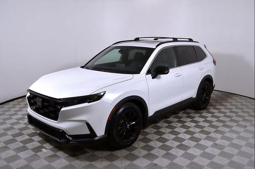 Platinum White 2024 Honda CR-V Hybrid Sport FWD