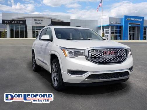 White Frost Tricoat 2019 GMC Acadia Denali
