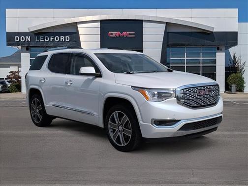 White Frost Tricoat 2019 GMC Acadia Denali