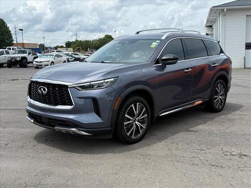 Moonbow Blue 2022 INFINITI QX60 SENSORY
