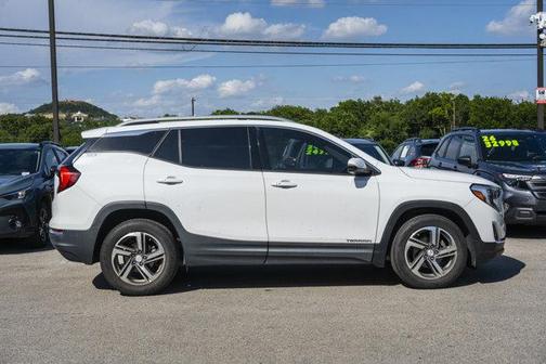 Summit White 2019 GMC Terrain SLT