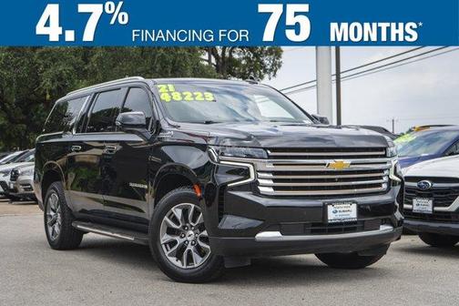 Black 2021 Chevrolet Suburban High Country