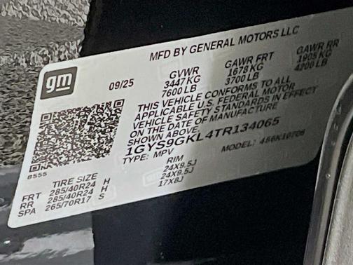 2026 Cadillac Escalade 4WD Platinum Sport